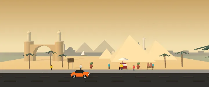 Cairo postcard from the game