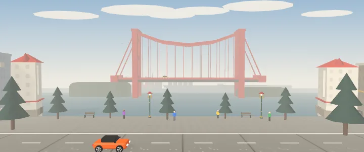 San Francisco postcard from the game